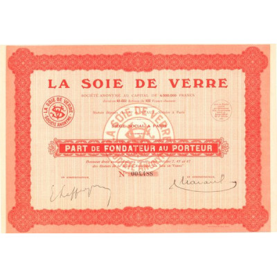 La Soie de Verre (PF)