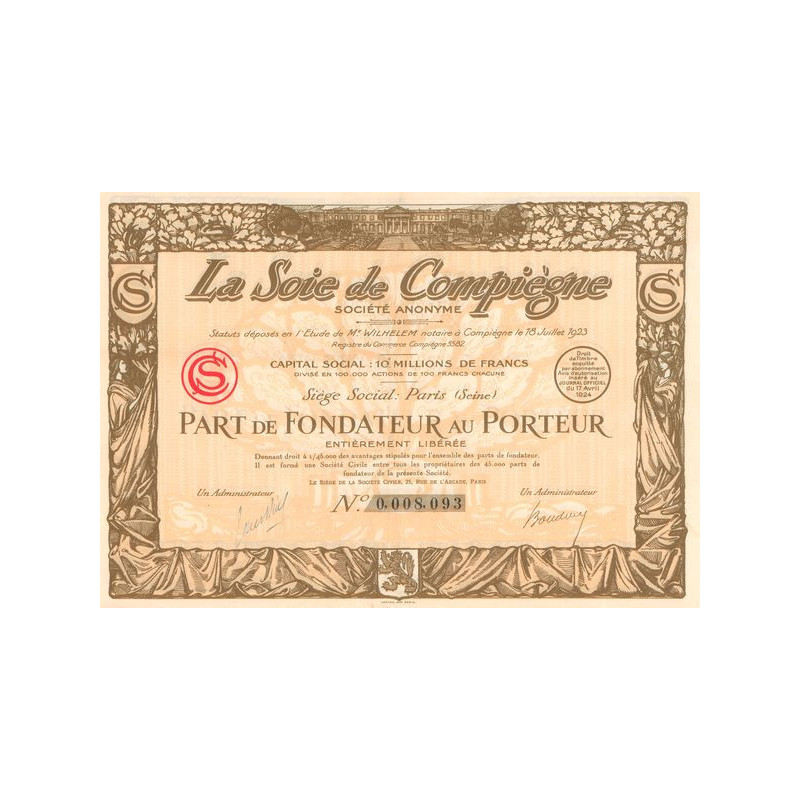 La Soie de Compiègne (PF)