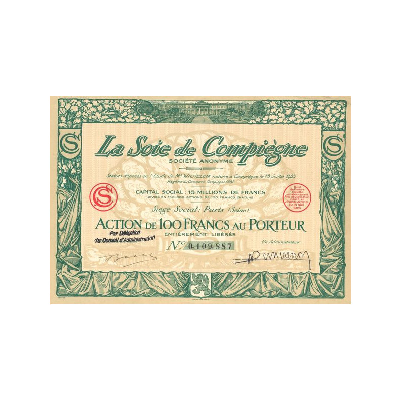 La Soie de Compiègne (Act 100 F)