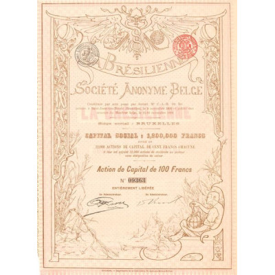 La Brésilienne S.A. Belge (Act 100 F)