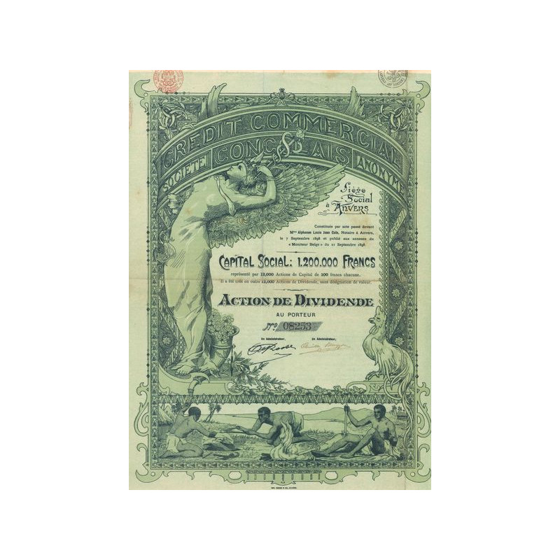 Crédit Commercial Congolais (Act Dividende 100 F)