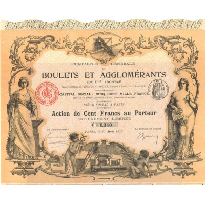 Cie Gale de Boulets et Agglomérants (Act 100 F)