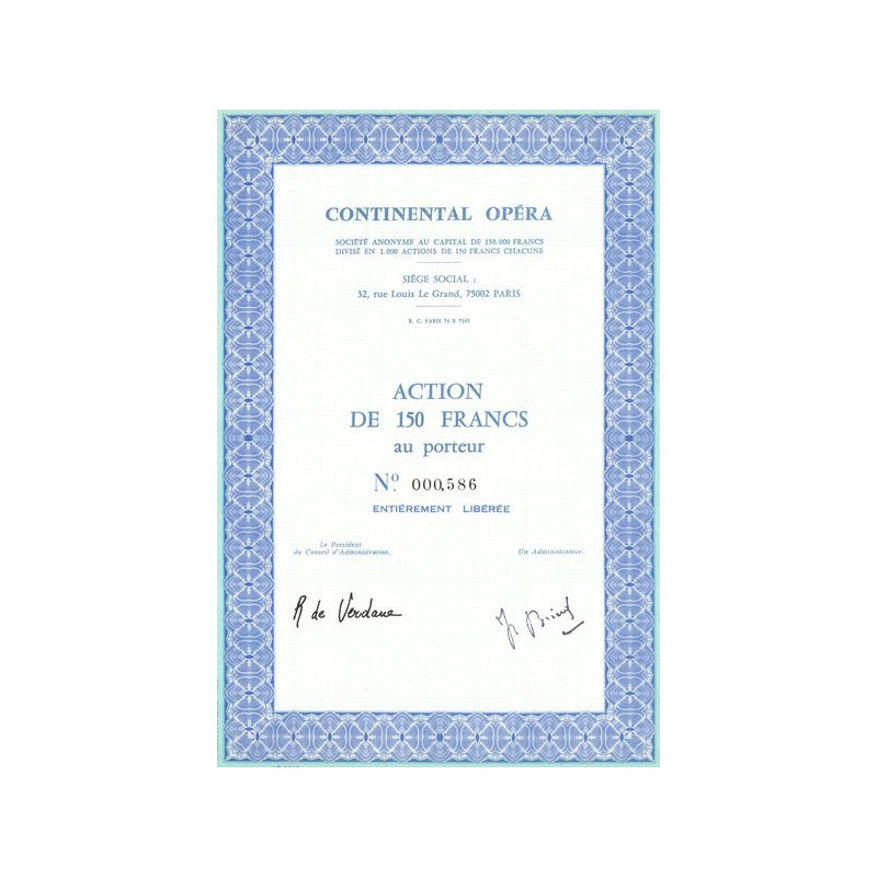 Continental Opéra (Act 150 F)