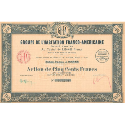 Groupe de l'Habitation Franco-Américaine (Act 500 F)