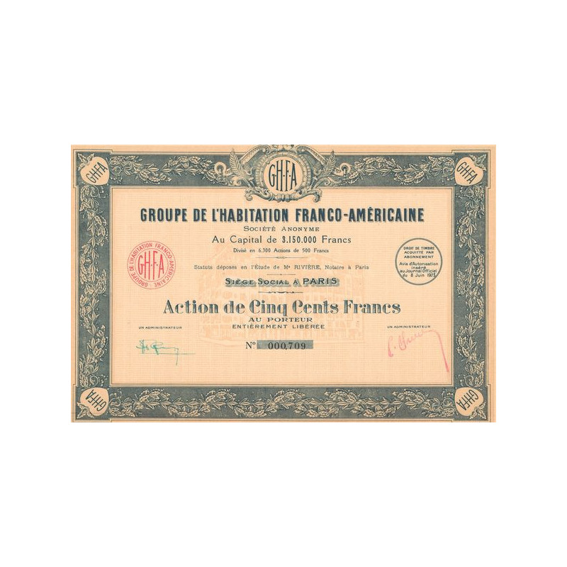 Groupe de l'Habitation Franco-Américaine (Act 500 F)