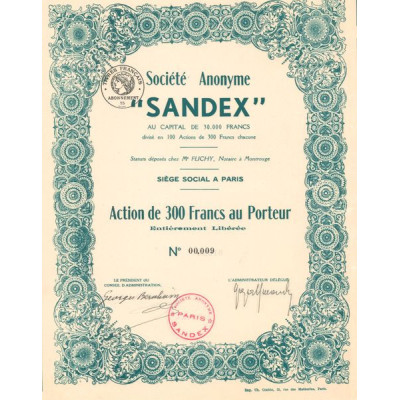 S.A. "Sandex" (Act 300 F)