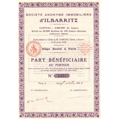 S.A. Immobilière d'Ilbarritz (PB)