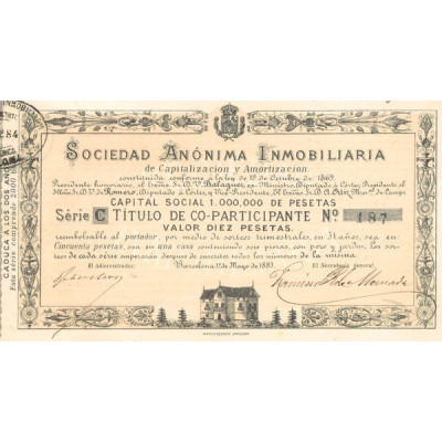 S.A. Inmobiliaria de Capitalizacion y Amortizacion (Act 10 Pesetas)