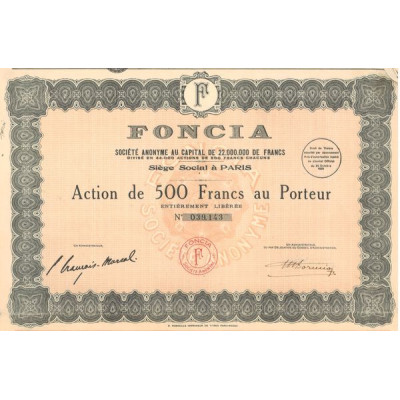 "Foncia" - 1929 (Act 500 F)