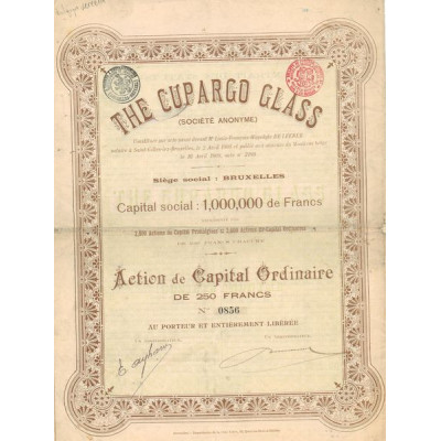 The Cupargo Glass (Act 250 F)