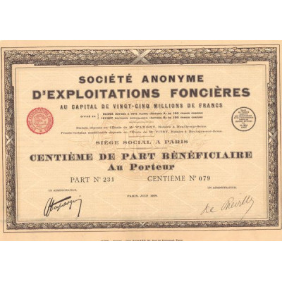 S.A. d'Exploitations Foncières (5ème PB)