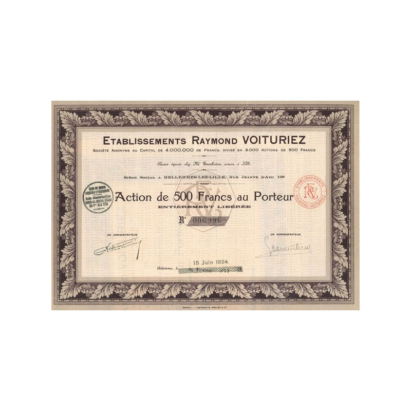 Ets Raymond Voituriez (Act 500 F)