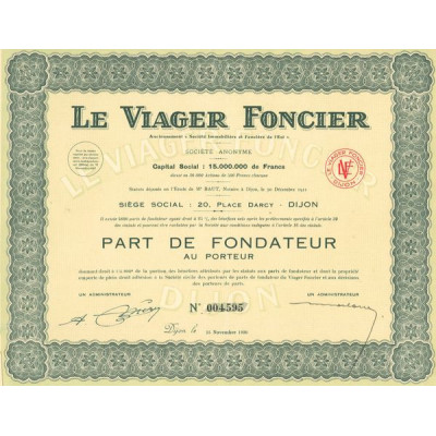 Le Viager Foncier (PF)