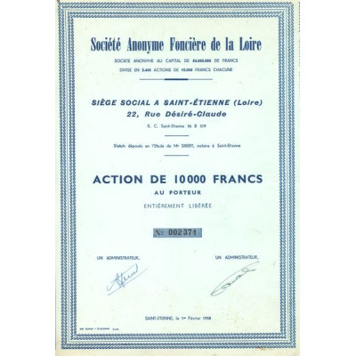 S.A. Foncière de la Loire (Act 10000 F)