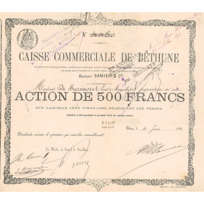 Caisse Commerciale de Béthune (Act 500 F)