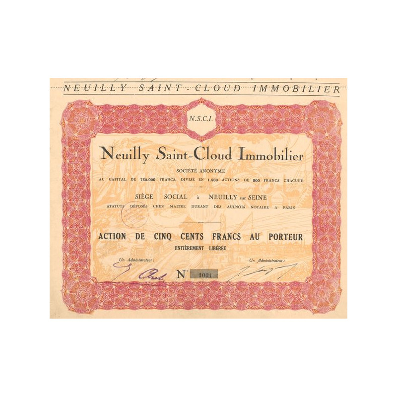 Neuilly Saint-Cloud Immobilier (Act 500 F)