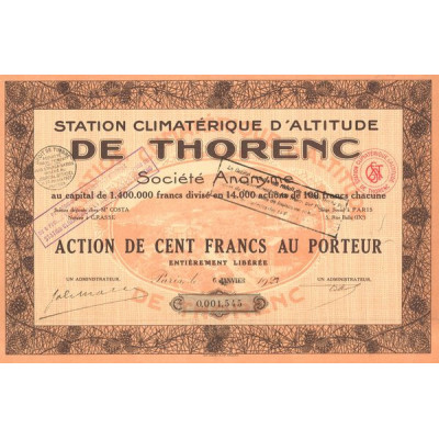 Station Climatérique d'Altitude de Thorenc (Act 100 F)