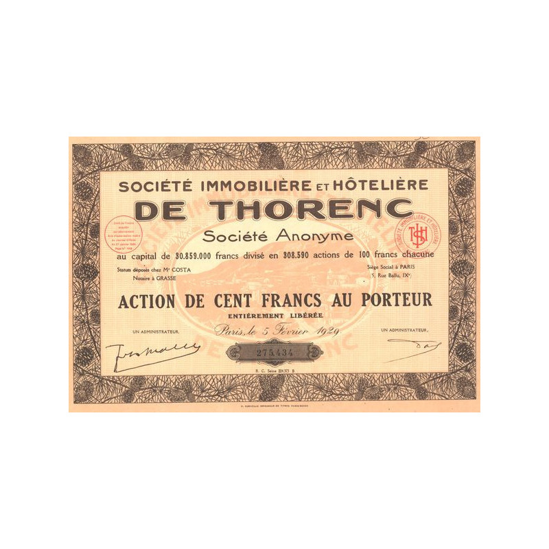 Station Climatérique et Immobilière de Thorenc (Act 100 F) (modele 2)