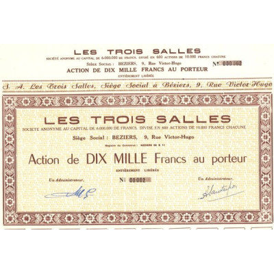 Les Trois Salles (Act 10000 F)