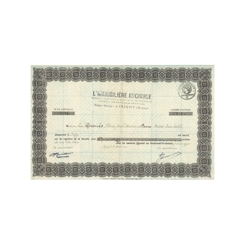 Immobilière Irignoise (PB)