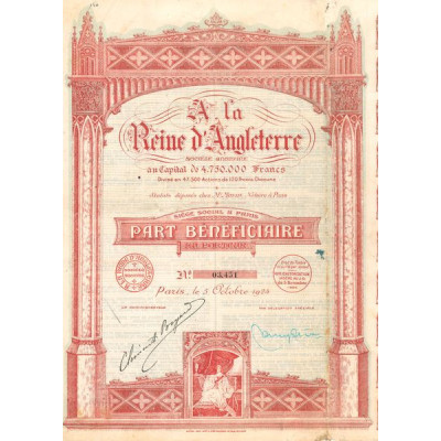 A la Reine d'Angleterre (PB)