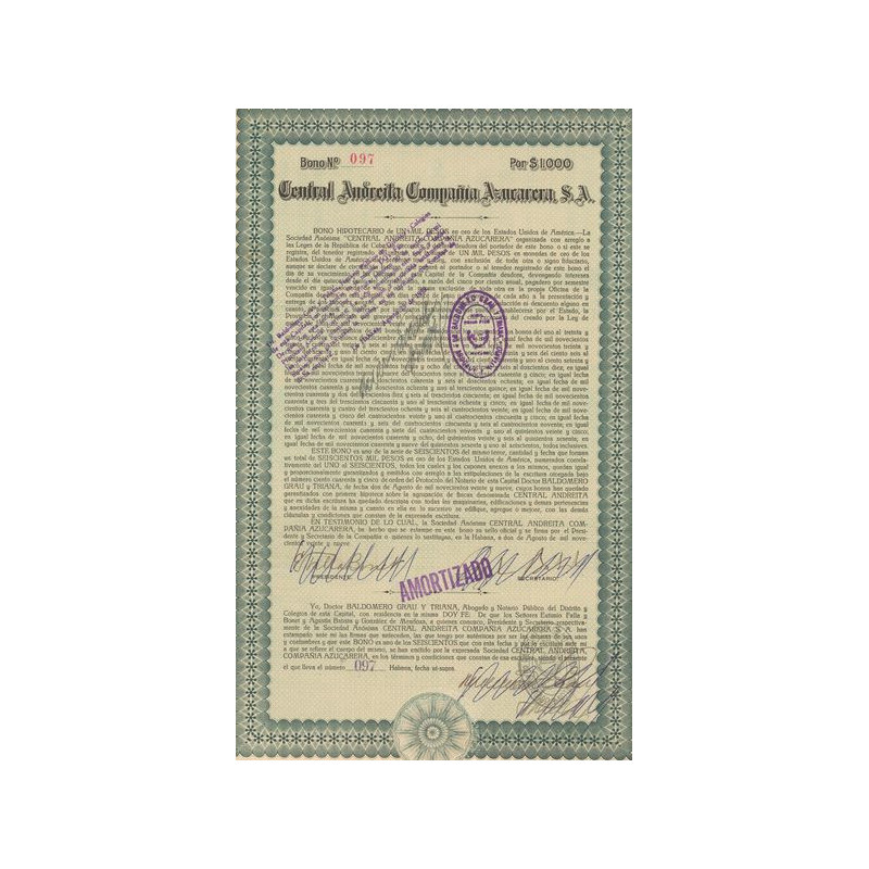Central Andreita Compania Azucarera (Act 1000$)