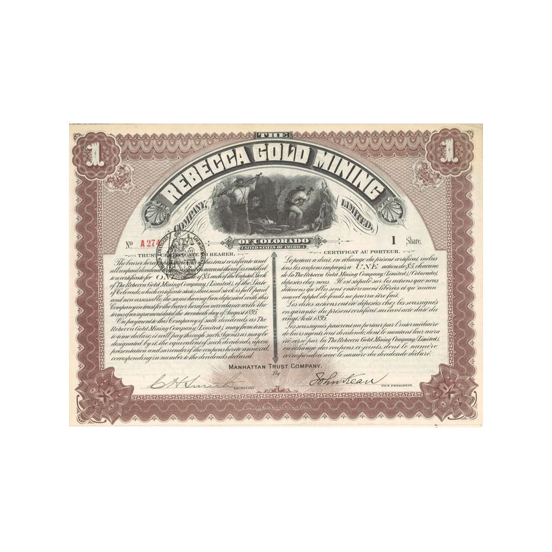 Rebecca Gold Mining of Colorado (1 Act)