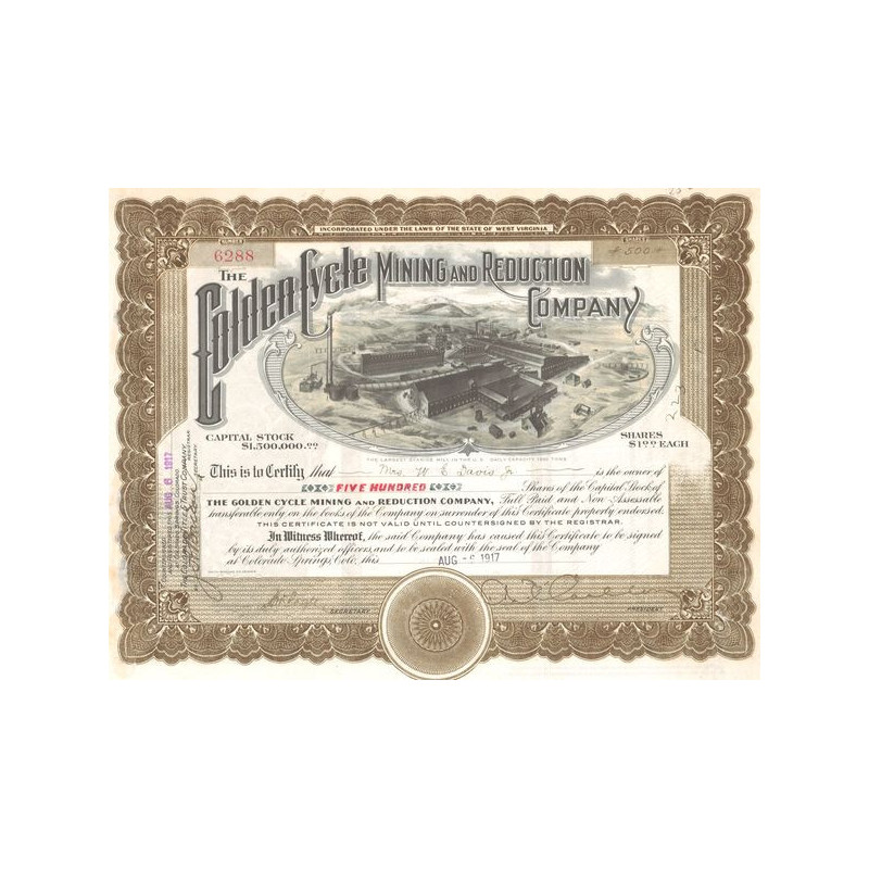 The Golden Cycle Mining and Reduction Cy (Titre 1 Act 1$)