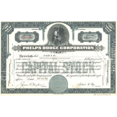 Phelps Dodge Corp (Titre 50 Act)