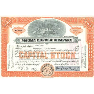 Magma Copper Cy (Titre 49 Act)