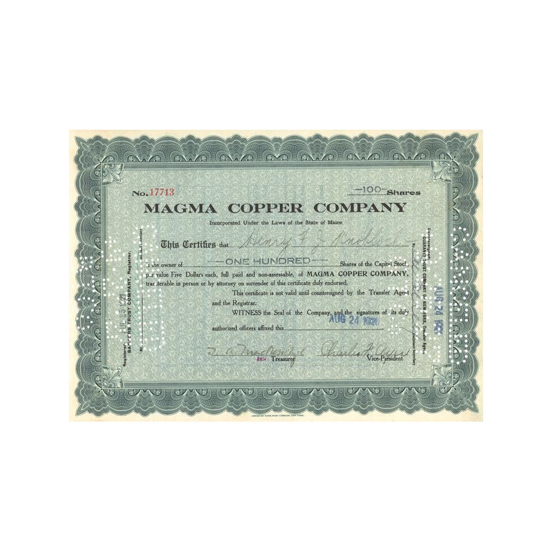 Magma Copper Cy (Titre 100 Act) (Modele 2)