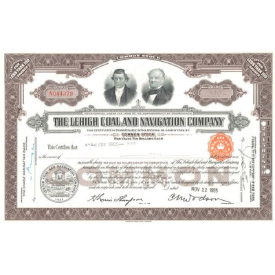 The Lehigh Coal and Navigation Cy (Marron) (Titre 10 Act)