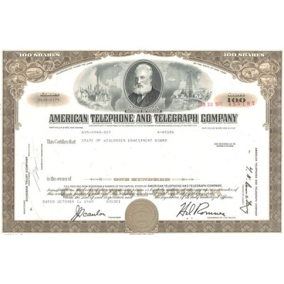 American Telephone and Telegraph Cy (Titre 100 Act)