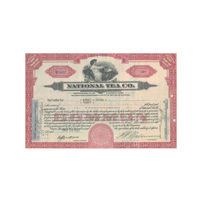 National Tea Co. (Titre 20 Act)