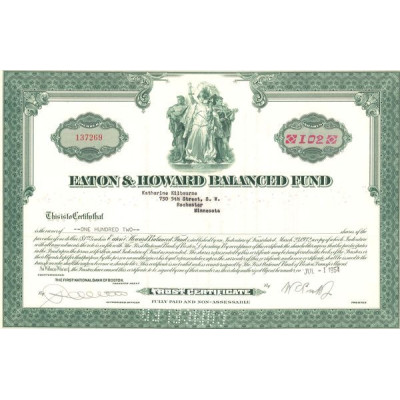 Eaton & Howard Balanced Fund (Titre 102 Act 1$)