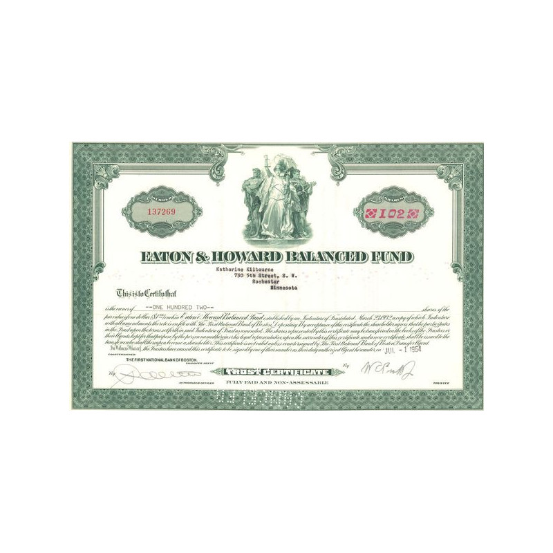 Eaton & Howard Balanced Fund (Titre 102 Act 1$)