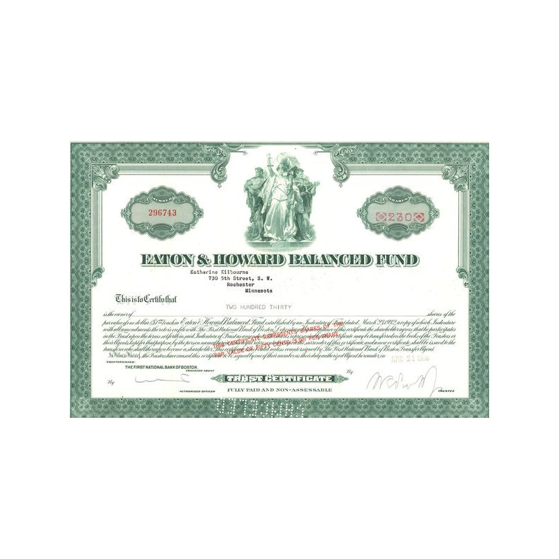 Eaton & Howard Balanced Fund (Titre 230 Act 1$)