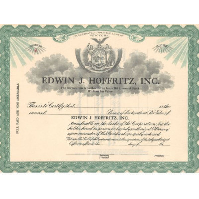 Edwin J. Hoffritz Inc (Blanquette)(Act)