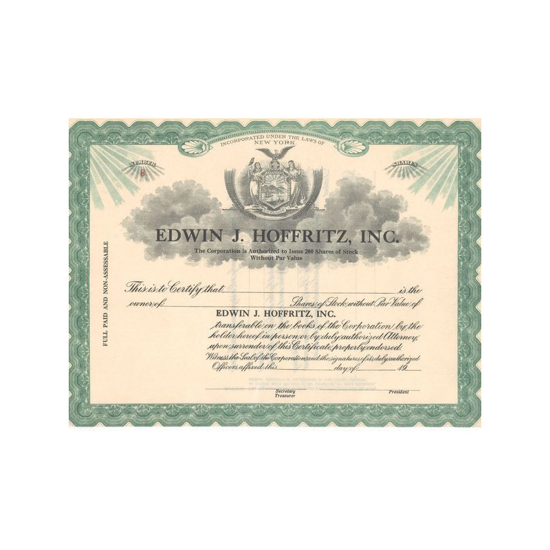 Edwin J. Hoffritz Inc (Blanquette)(Act)