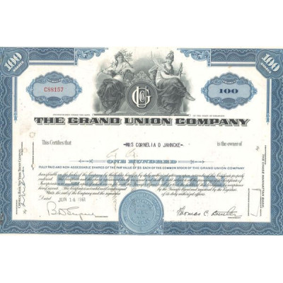 The Grand Union Cy (Titre 100 Act 5$) (modele 2)