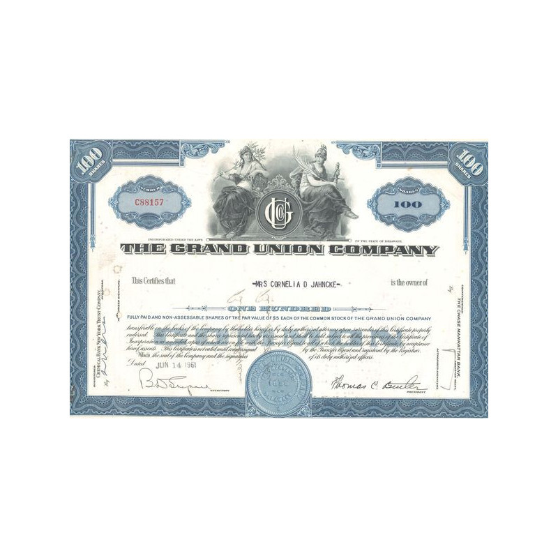 The Grand Union Cy (Titre 100 Act 5$) (modele 2)