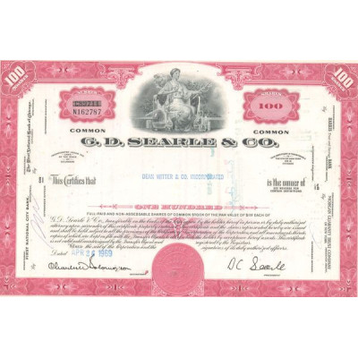 G.D. Searle & Co (Titre 100 Act 1$)