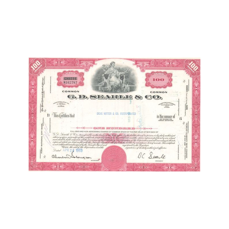 G.D. Searle & Co (Titre 100 Act 1$)