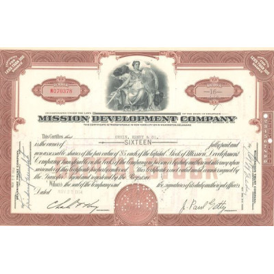 Mission Development Cy (Titre 16 Act 5$)