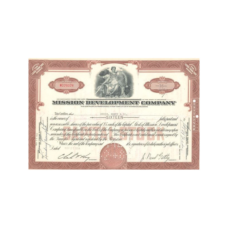 Mission Development Cy (Titre 16 Act 5$)