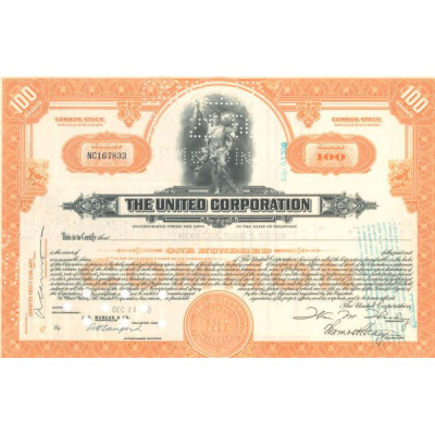 The United Corp (Titre 100 Act 1$)