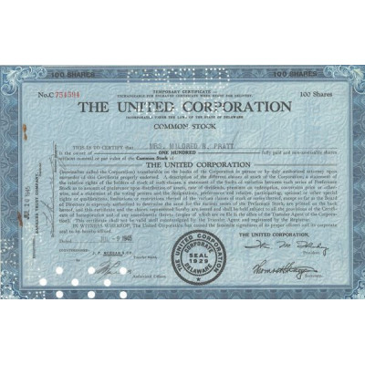 The United Corp (Titre 100 Act)