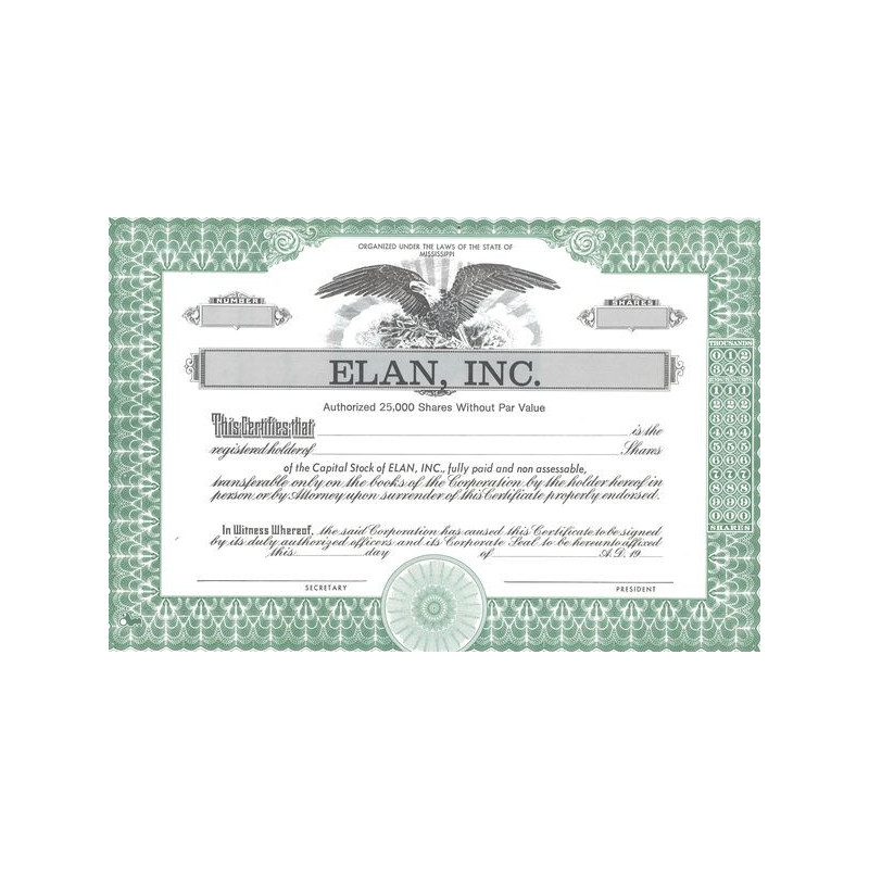 Elan Inc (Blanquette)(Act)