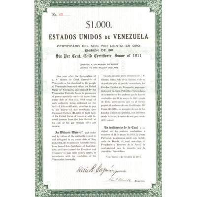 Estados Unidos de Venezuela (Act 1000$)