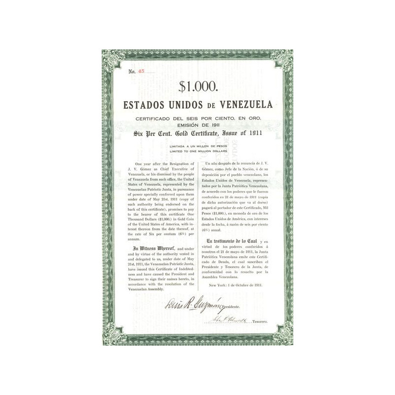 Estados Unidos de Venezuela (Act 1000$)